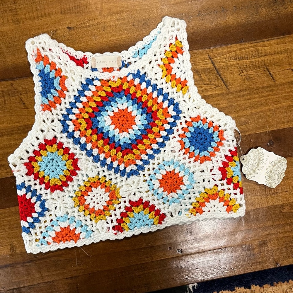 altard state crochet tank top